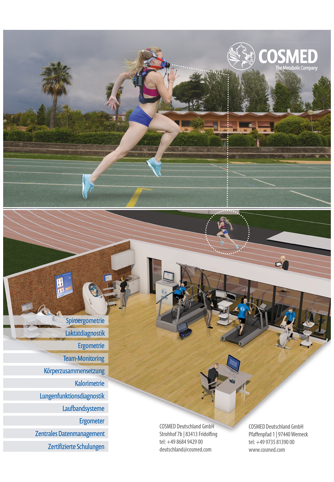 Design Print und Online - Anzeige für Deutsche Zeitschrift für Sportmedizin